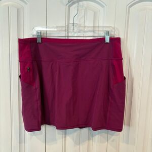 Athleta Action‎ Skort In Doby Purple Skort Size Large